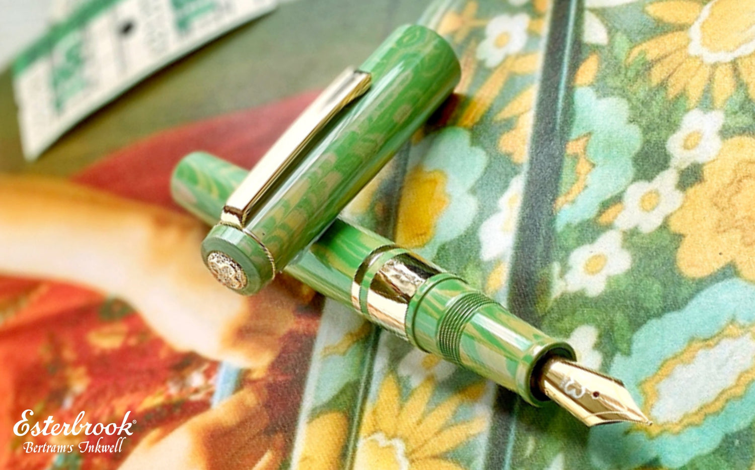 Esterbrook Model J Ebonite Lotus Green