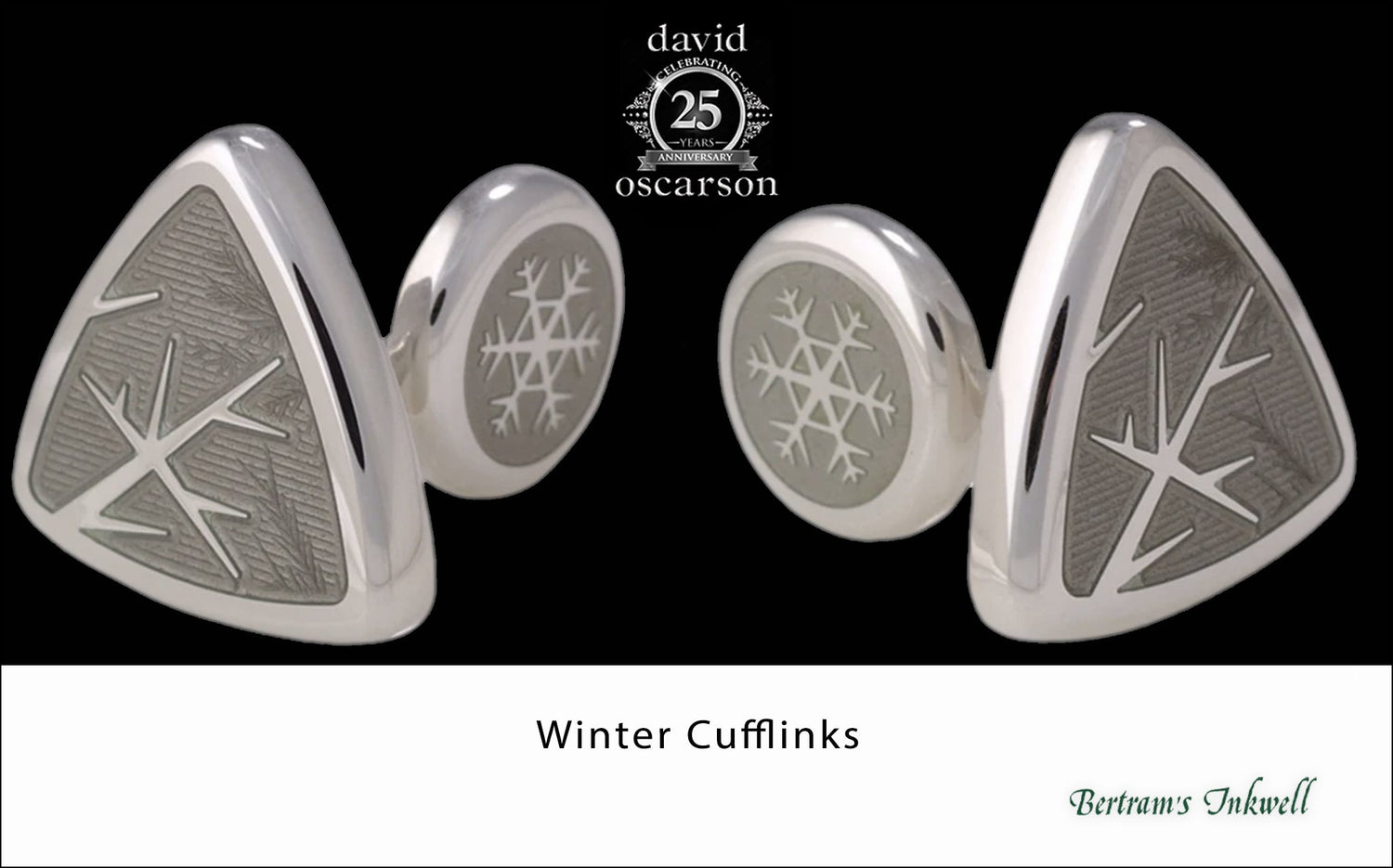 David Oscarson Winter Cufflinks