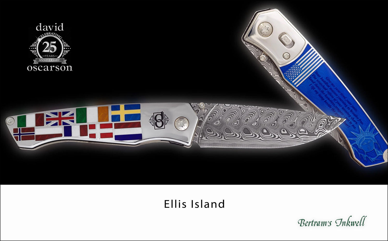 David Oscarson Ellis Island Folding Knife