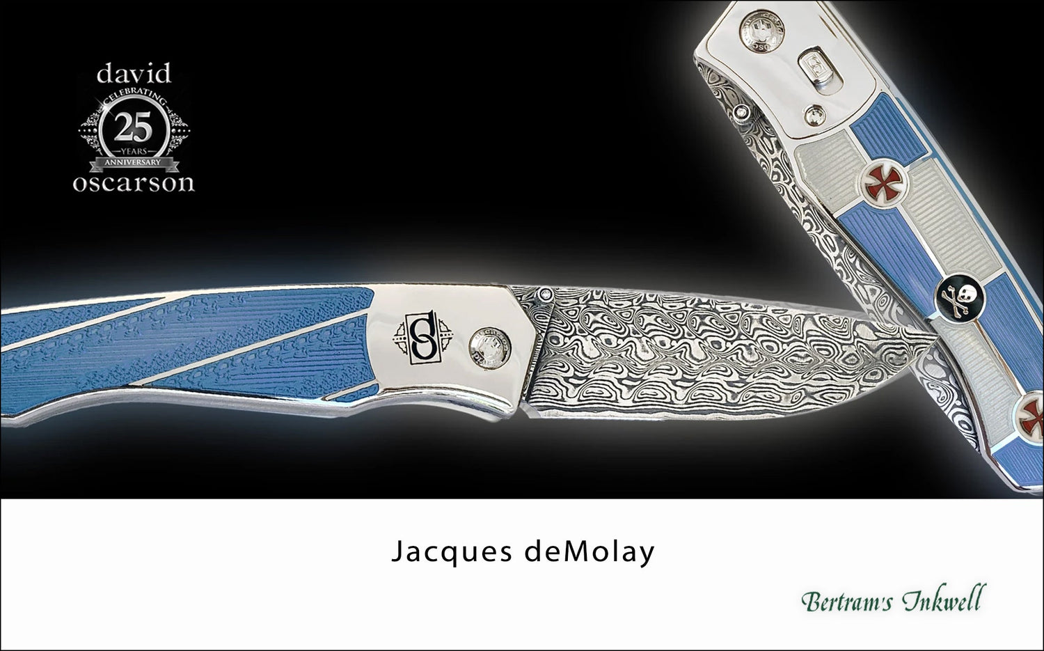 David Oscarson Jacques deMolay Folding Knife