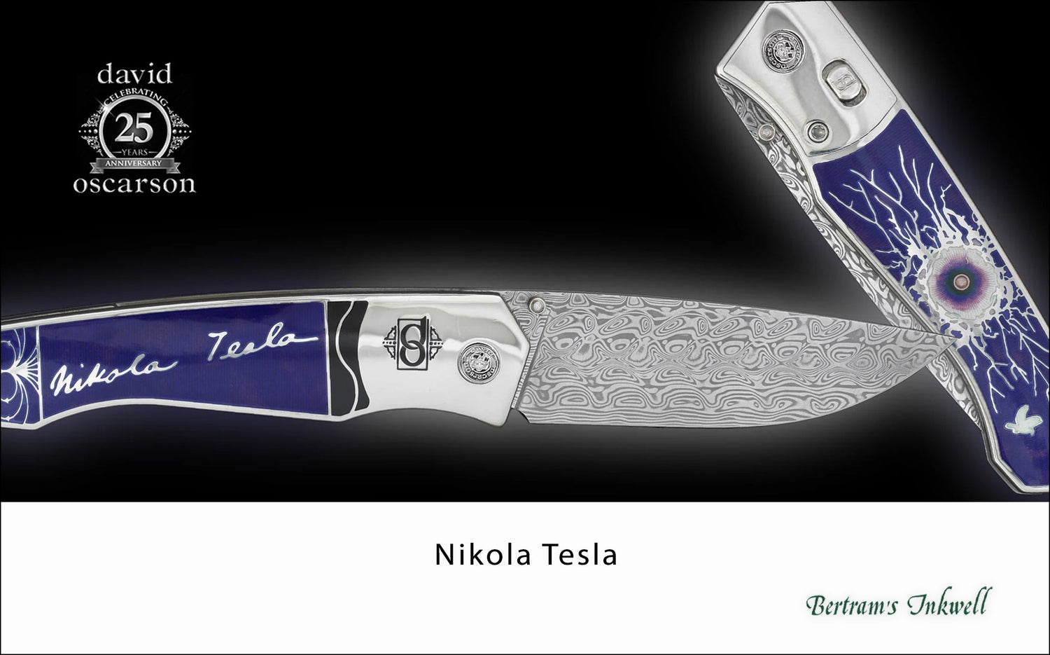 David Oscarson Nikola Tesla Folding Knife