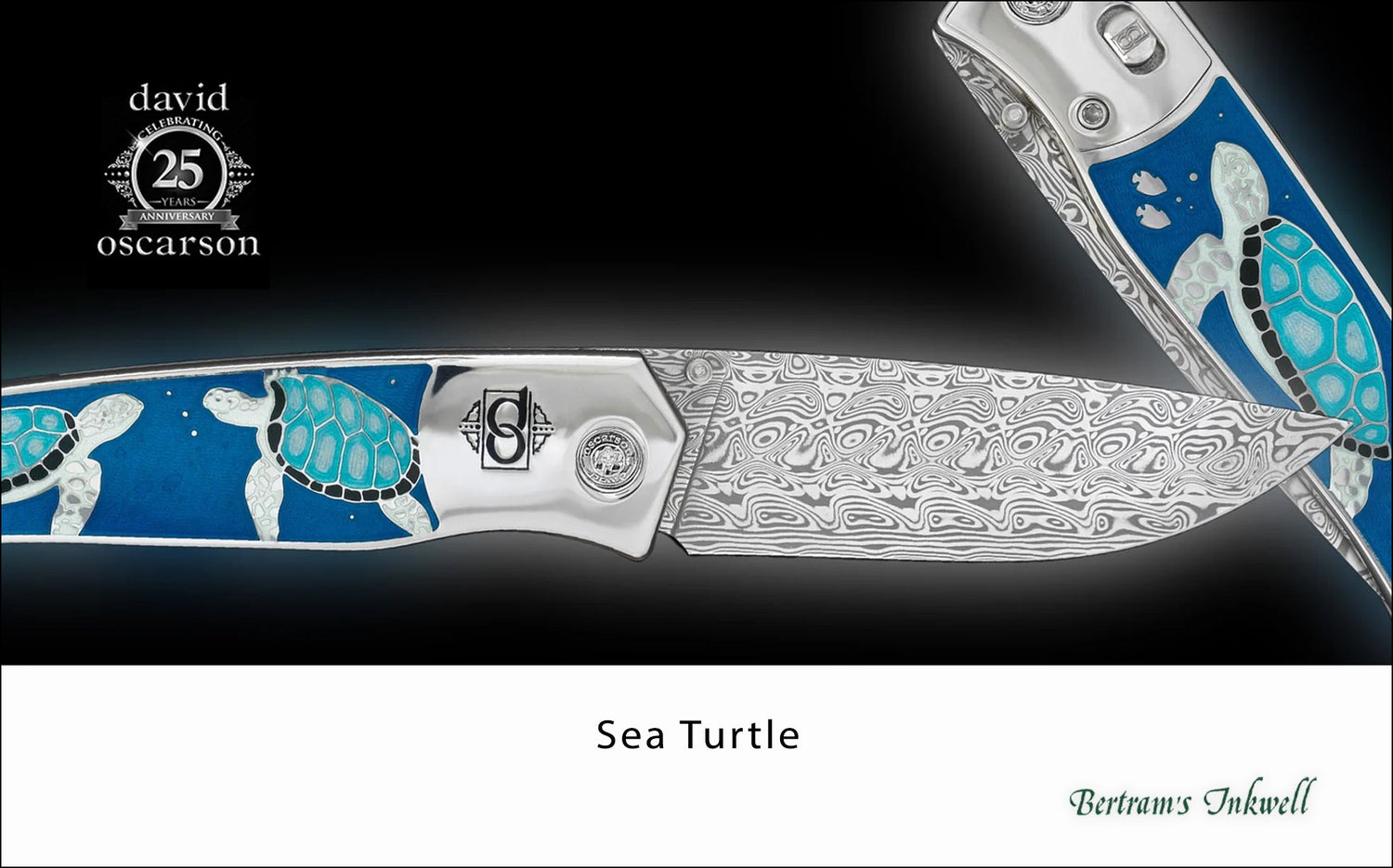 David Oscarson Sea Turtle Folding Knife