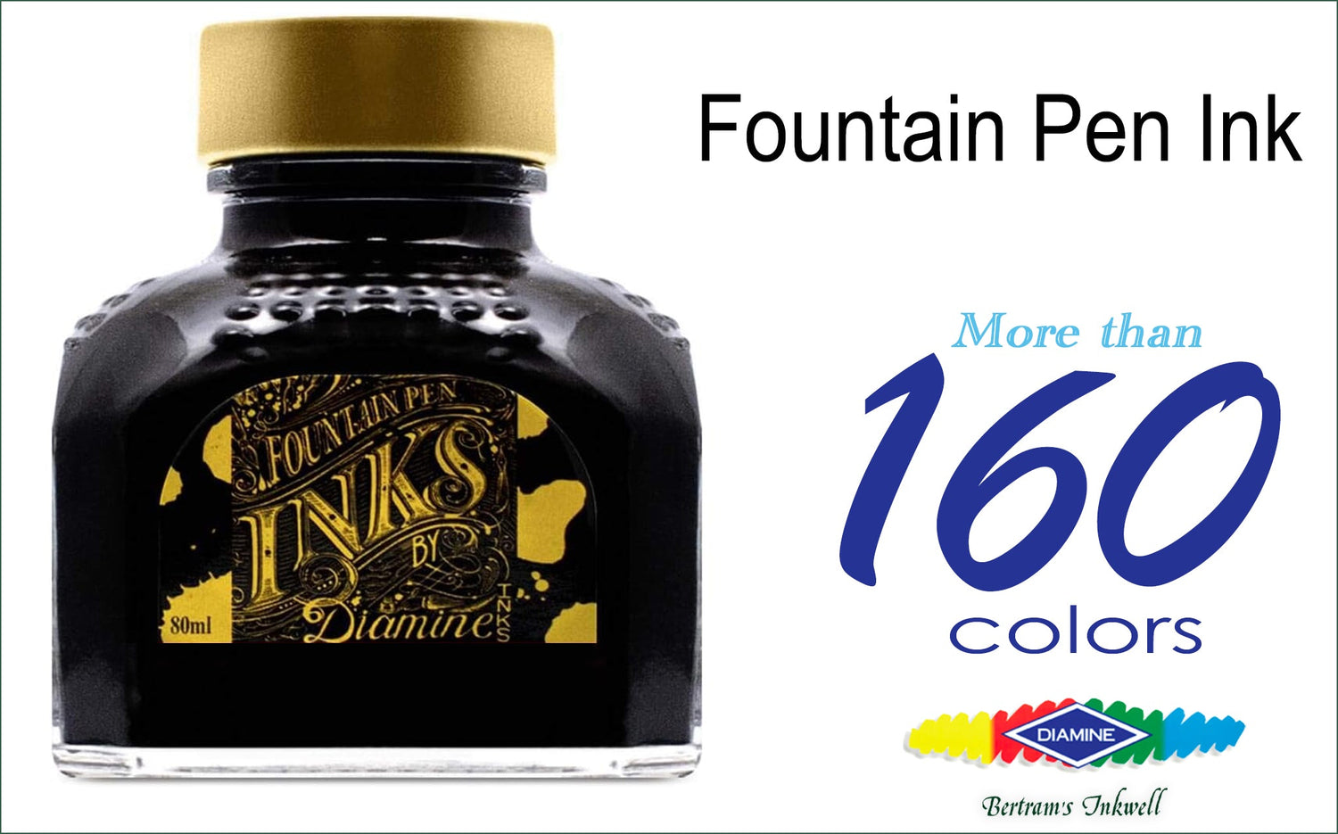 Diamine Bottled Fountain Pen Inks