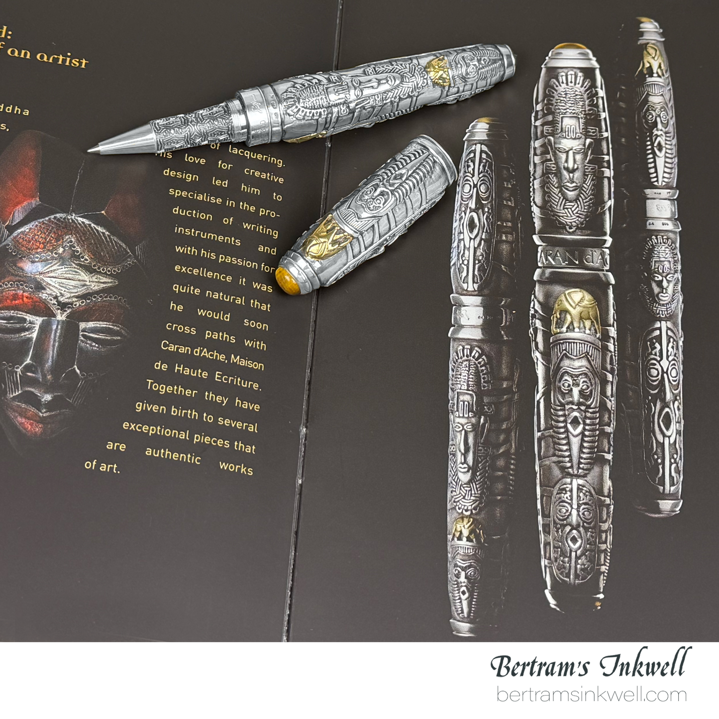 Caran d'Ache Tribal African Masks Limited Edition Rollerball Limited Edition by Edouard Jud, 2011