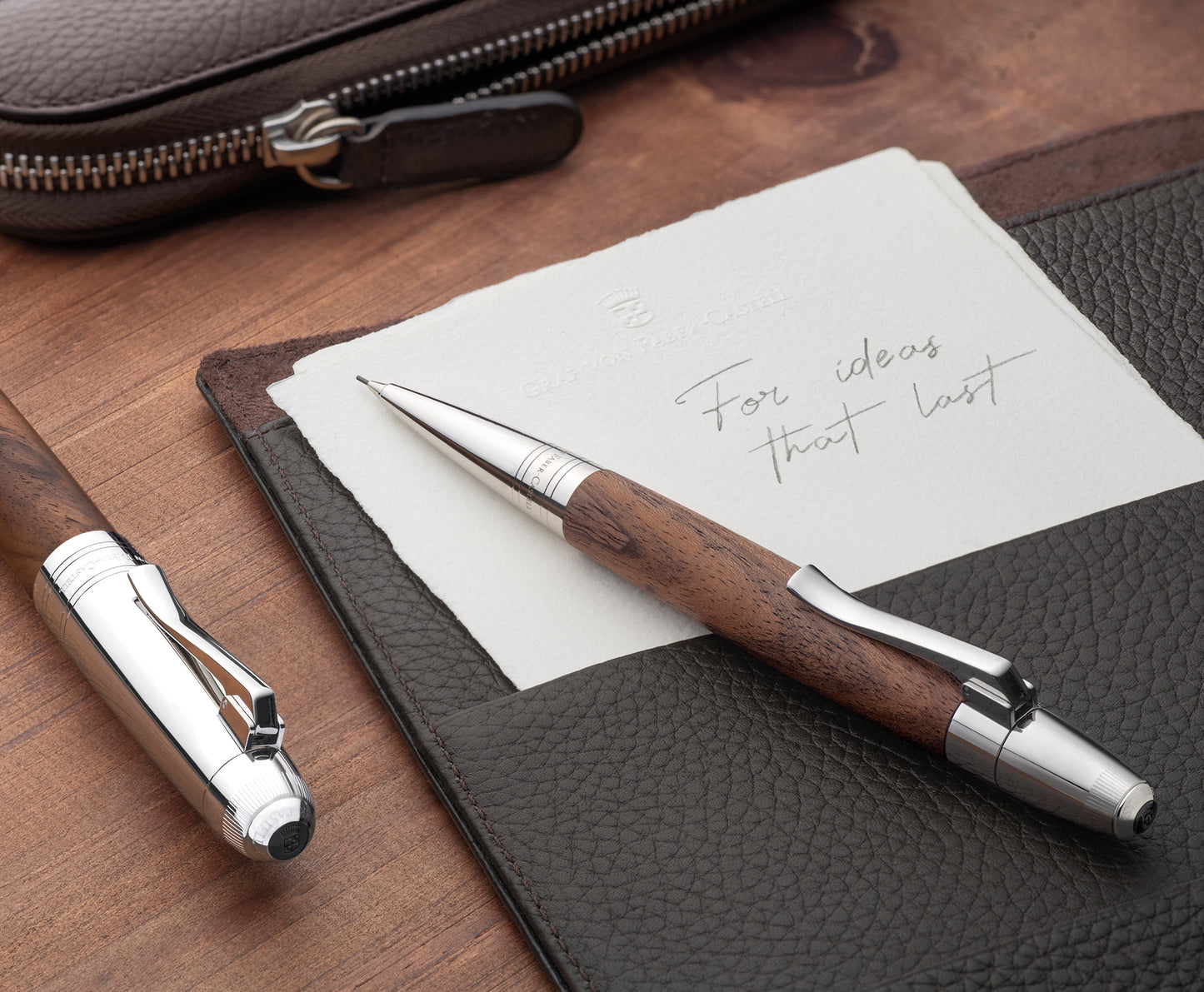 Graf von Faber-Castell Magnum Walnut Mechanical Pencil