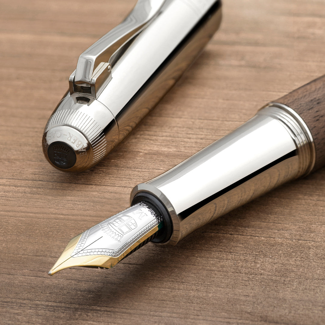 Graf von Faber-Castell Magnum Walnut Fountain Pen