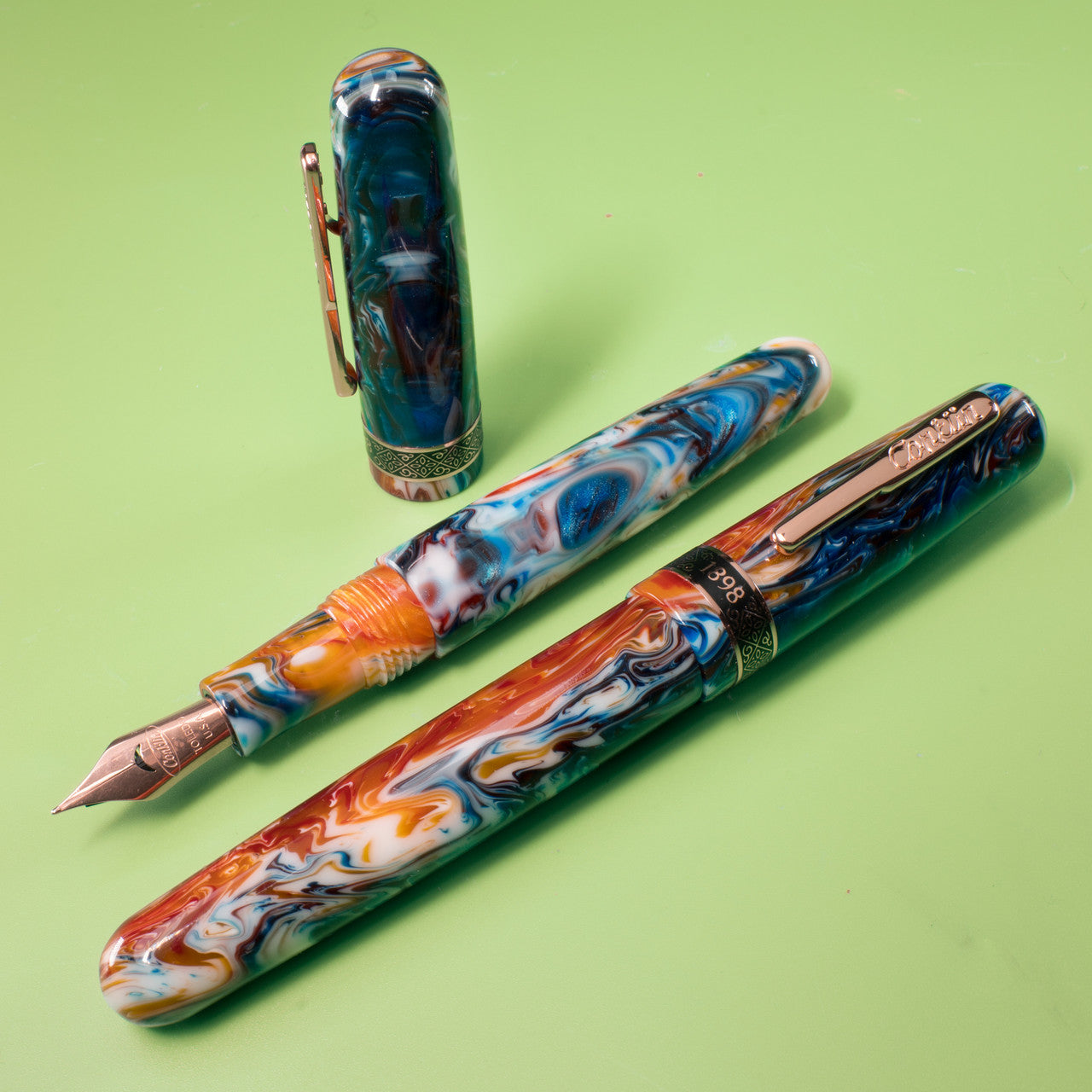 Conklin 1898 Misto Orange Fountain Pen