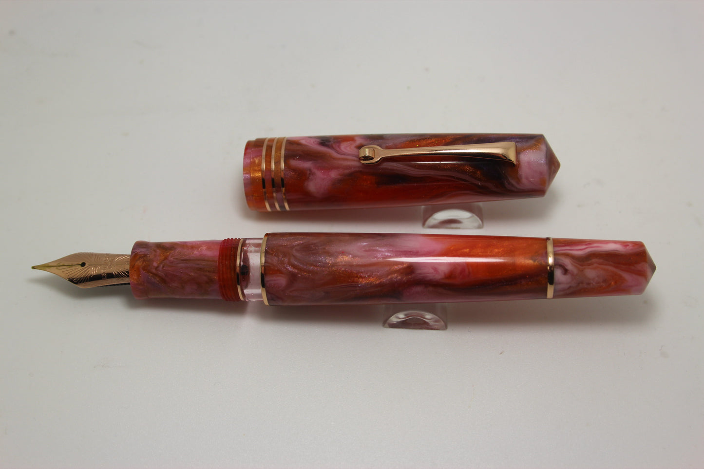 Leonardo Momento Zero Grande 2.0  Galattica Fountain Pen - Nana Rosa,