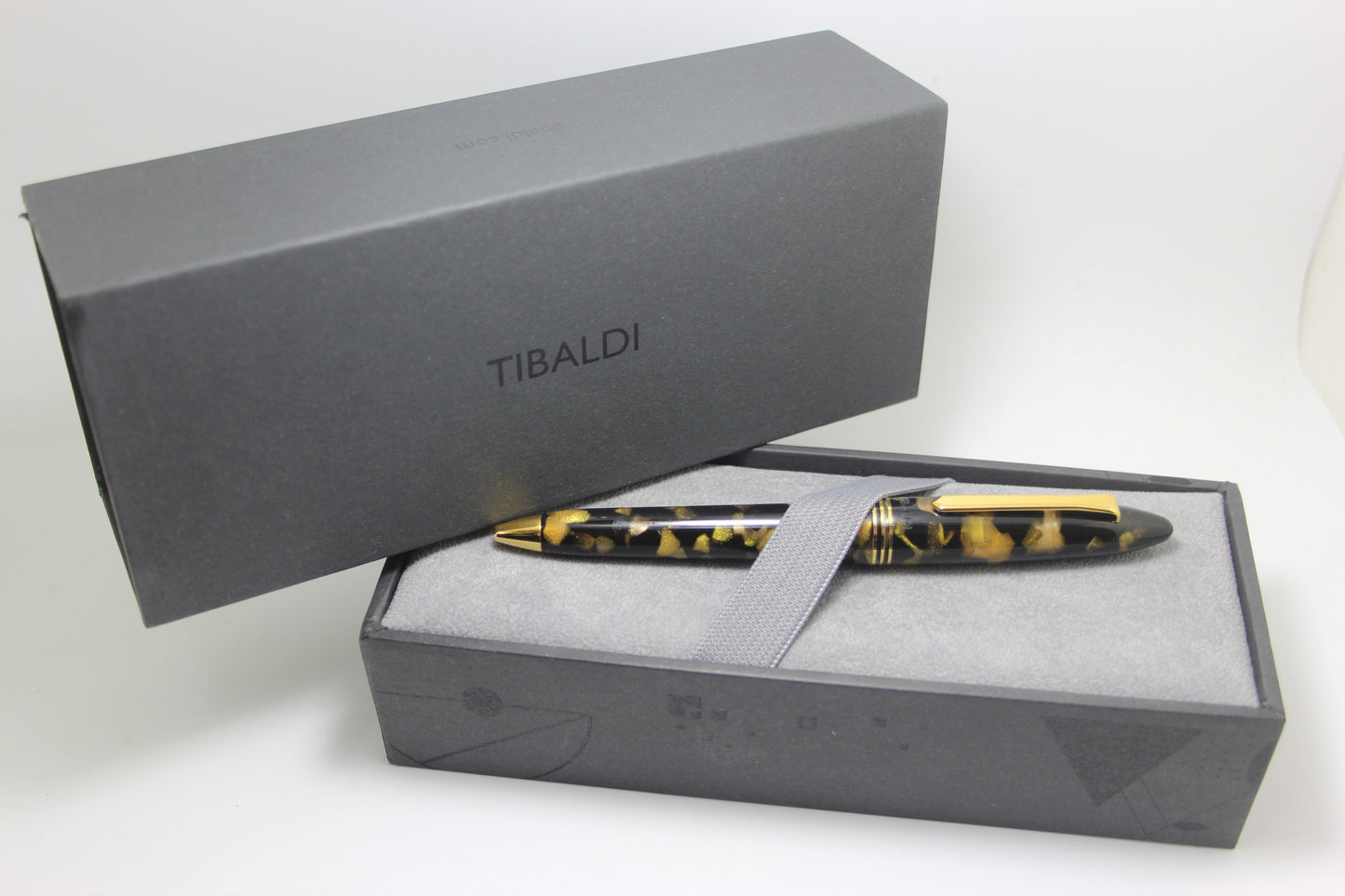 Tibaldi 1082 Golden Black Ballpoint