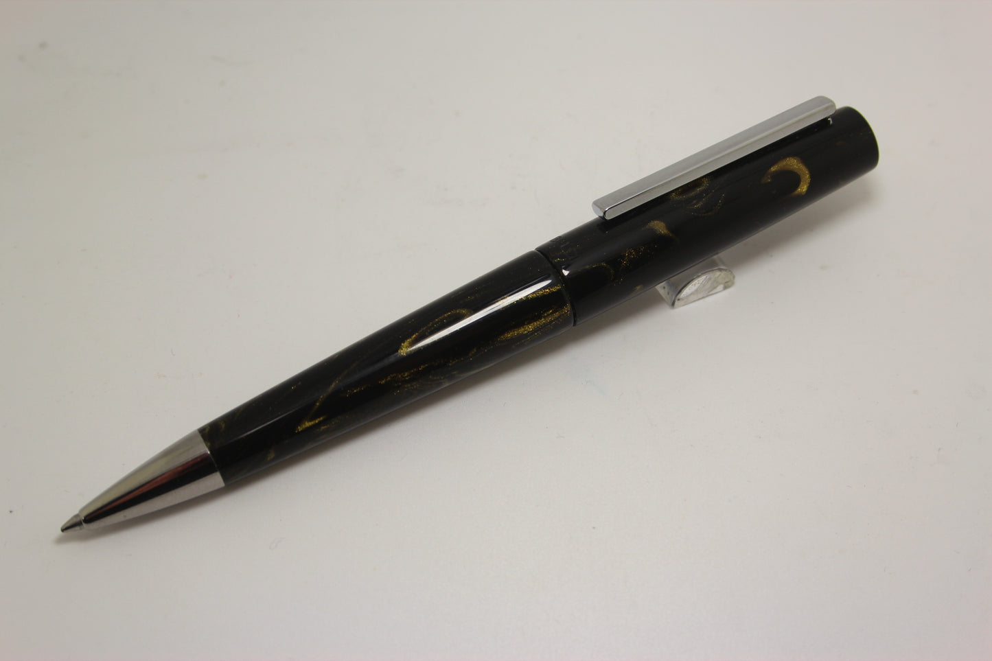 Tibaldi 395 Black Gold Ballpoint