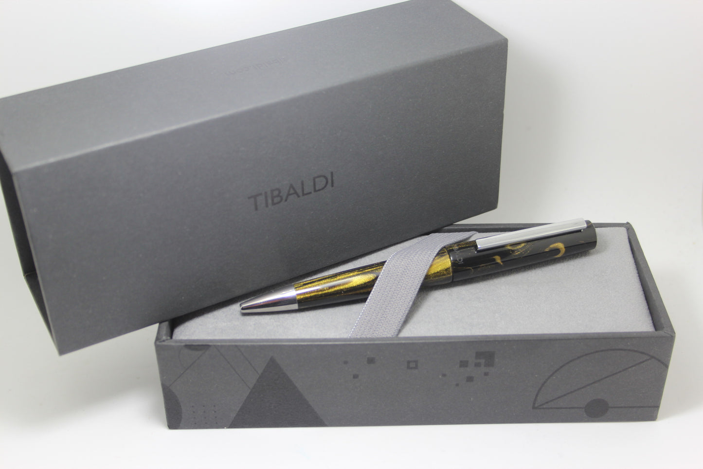 Tibaldi 395 Black Gold Ballpoint