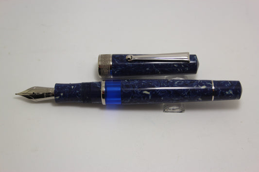 Delta Lapis Blue Celluloid Limited Edition Fountain Pen