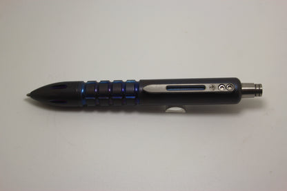 Tuff Writer MK1 Flamed Monkey Edge Pattern Titanium Ballpoint