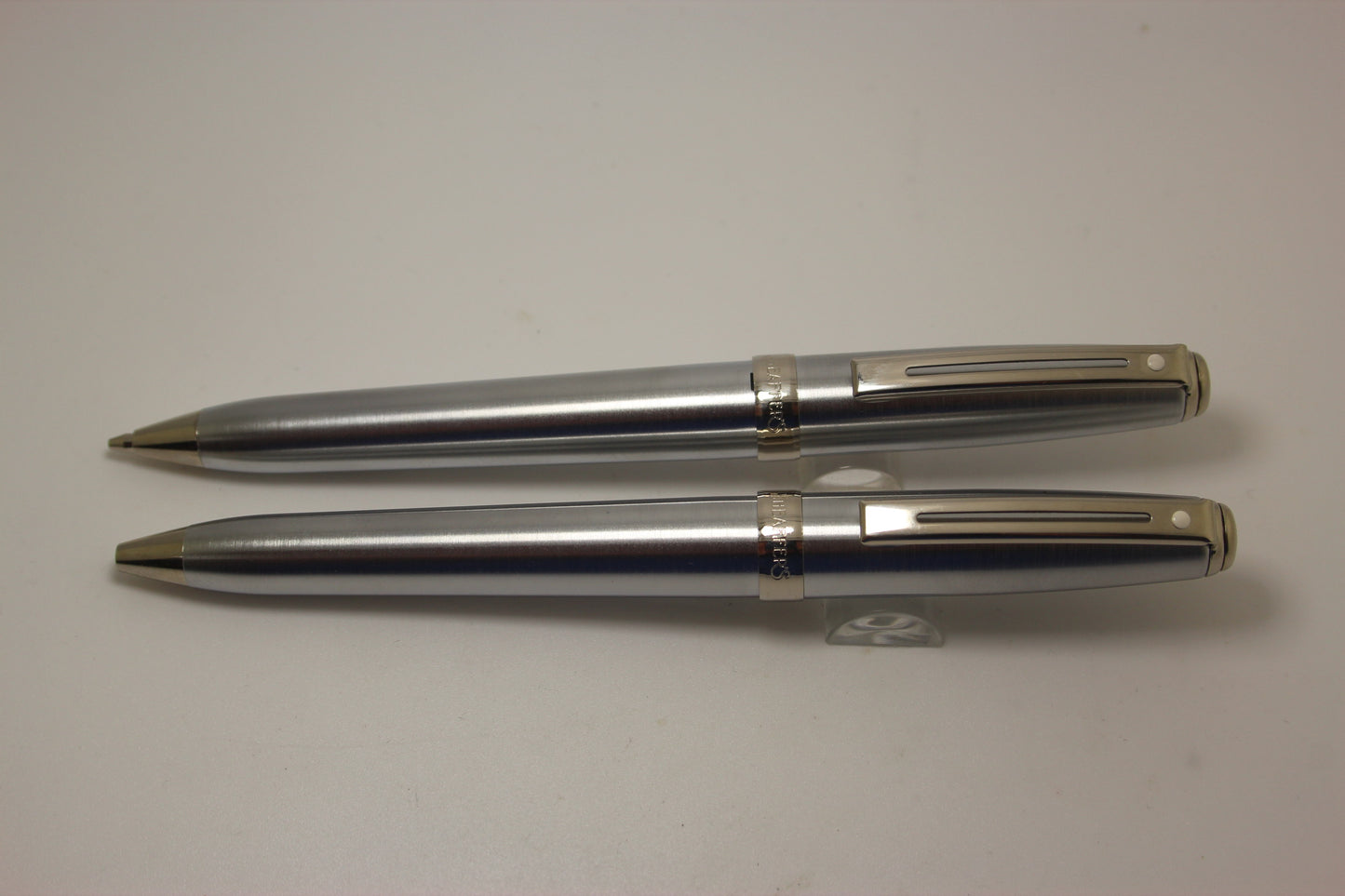 Sheaffer Prelude Stainless Steel with Chrome trim Ballpoint and Pencil Set