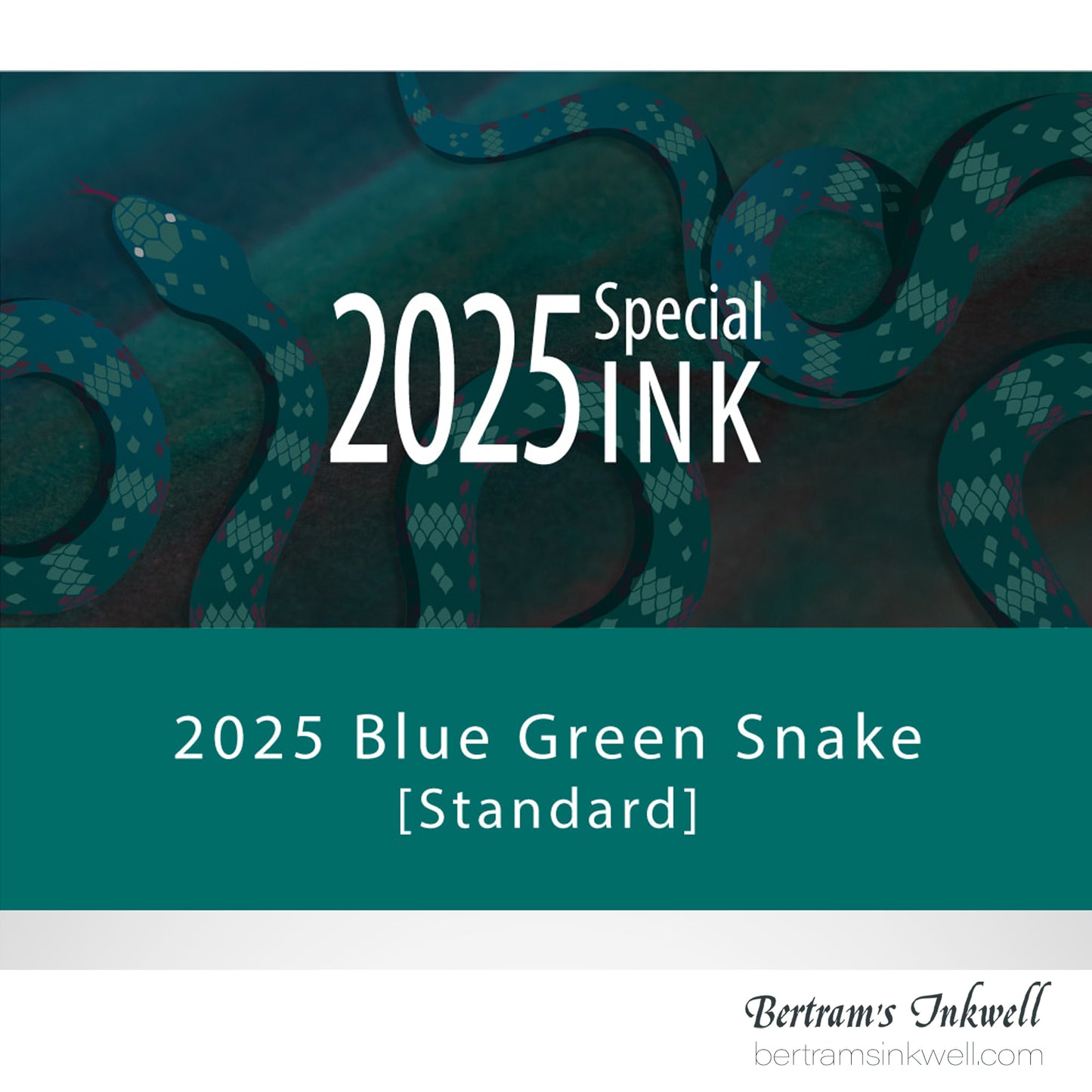 Colorverse 2025 Blue Green Snake / Standard 15 mL Bottled Ink