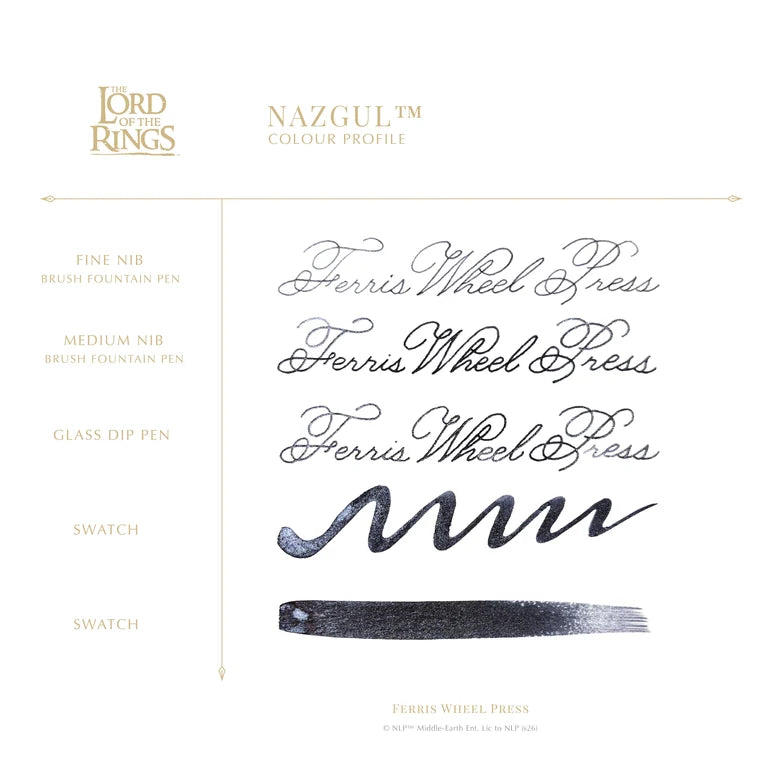 Lord of the Rings 25th Anniversary Nazgûl Bijou Fountain Pen and Ink Set