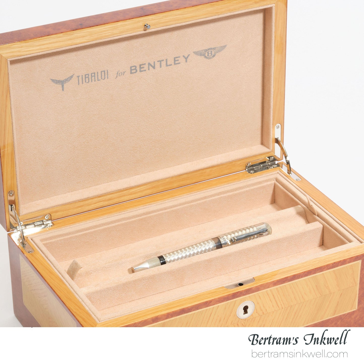 Tibaldi Bentley Crewe Limited Edition Sterling Silver Fountain Pen, 2006