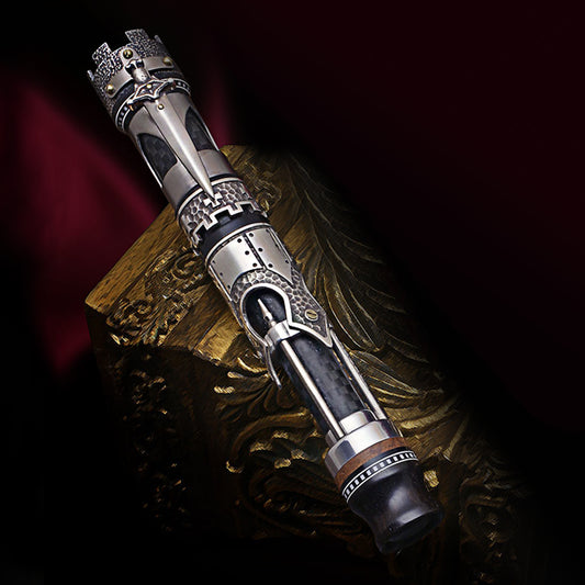 Gisi Pen Company Steampunk Castle Titanium Carbon Fiber Limited Edition Rollerball, 2007