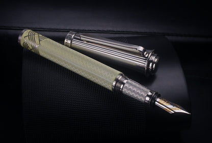 Michel Perchin South Beach Yellow Limited Edition Fountain Pen, 2007