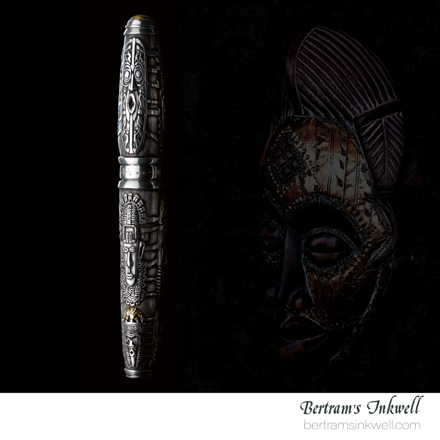 Caran d'Ache Tribal African Masks Limited Edition Rollerball Limited Edition by Edouard Jud, 2011