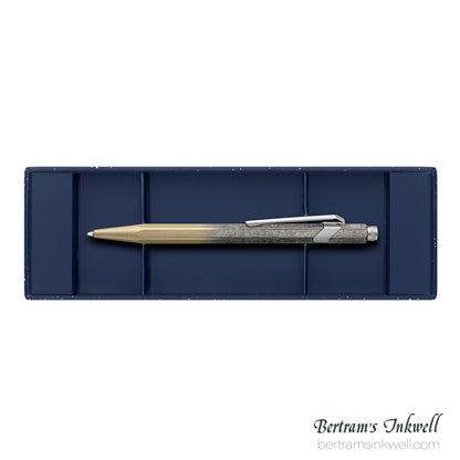 Caran d'Ache 849 Cosmic Blue Gilded Ballpoint Pen - Special Edition