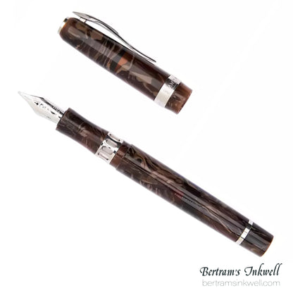 Pineider Antichi Materiali Carrara Brown Limited Edition Fountain Pen