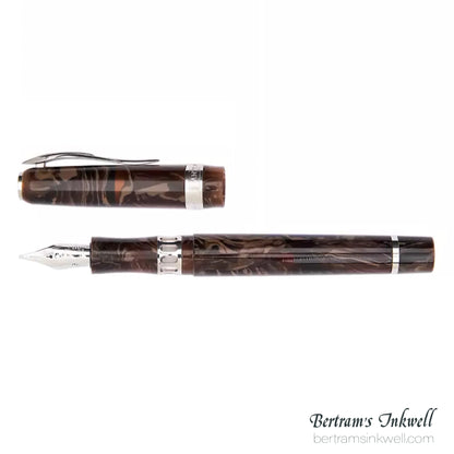 Pineider Antichi Materiali Carrara Brown Limited Edition Fountain Pen