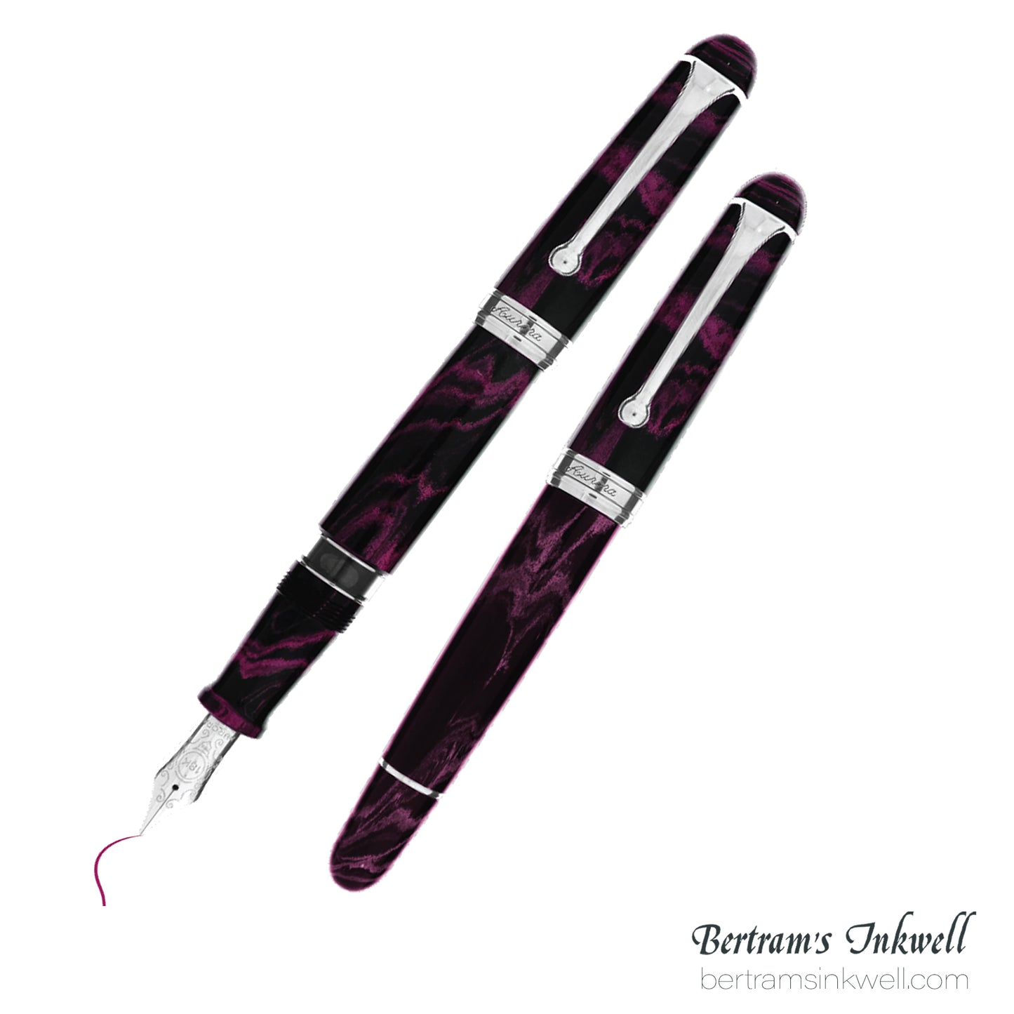 Aurora 88 Ebonite Magenta Limited Edition Fountain Pen
