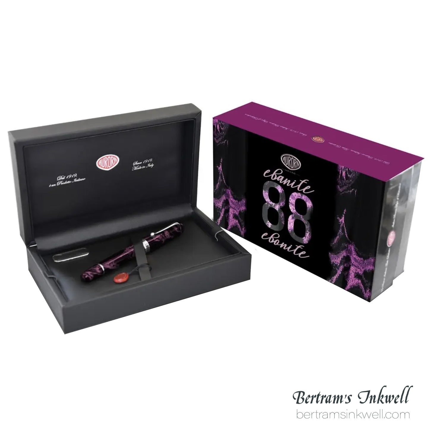 Aurora 88 Ebonite Magenta Limited Edition Fountain Pen