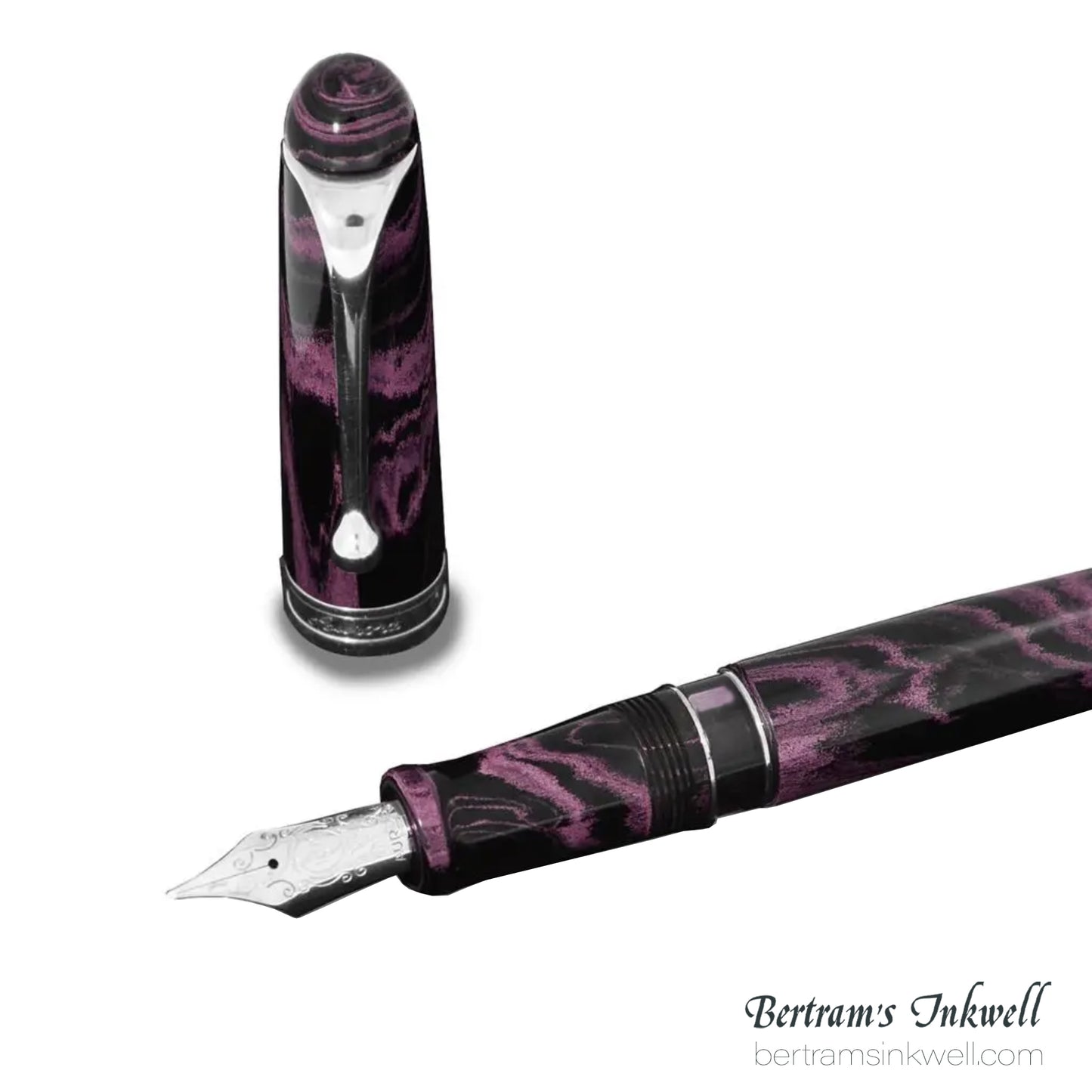 Aurora 88 Ebonite Magenta Limited Edition Fountain Pen