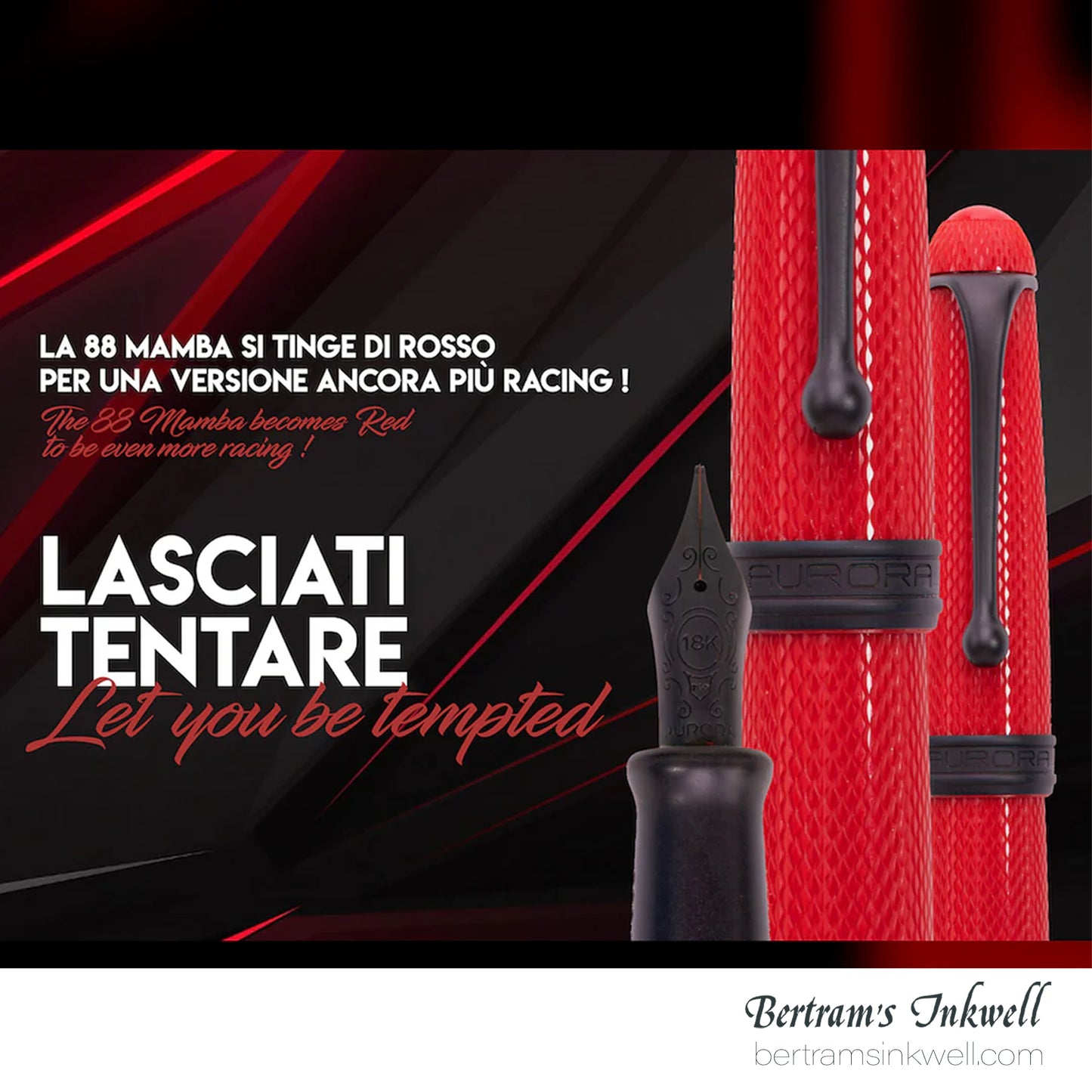 Aurora 88 Red Mamba Limited Edition Fountain Pen