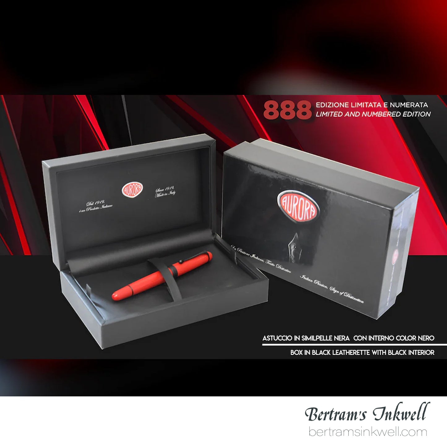 Aurora 88 Red Mamba Limited Edition Fountain Pen
