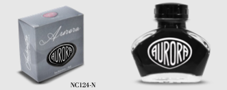 Aurora 100 year Anniversary Black Bottled Ink - 55 ml