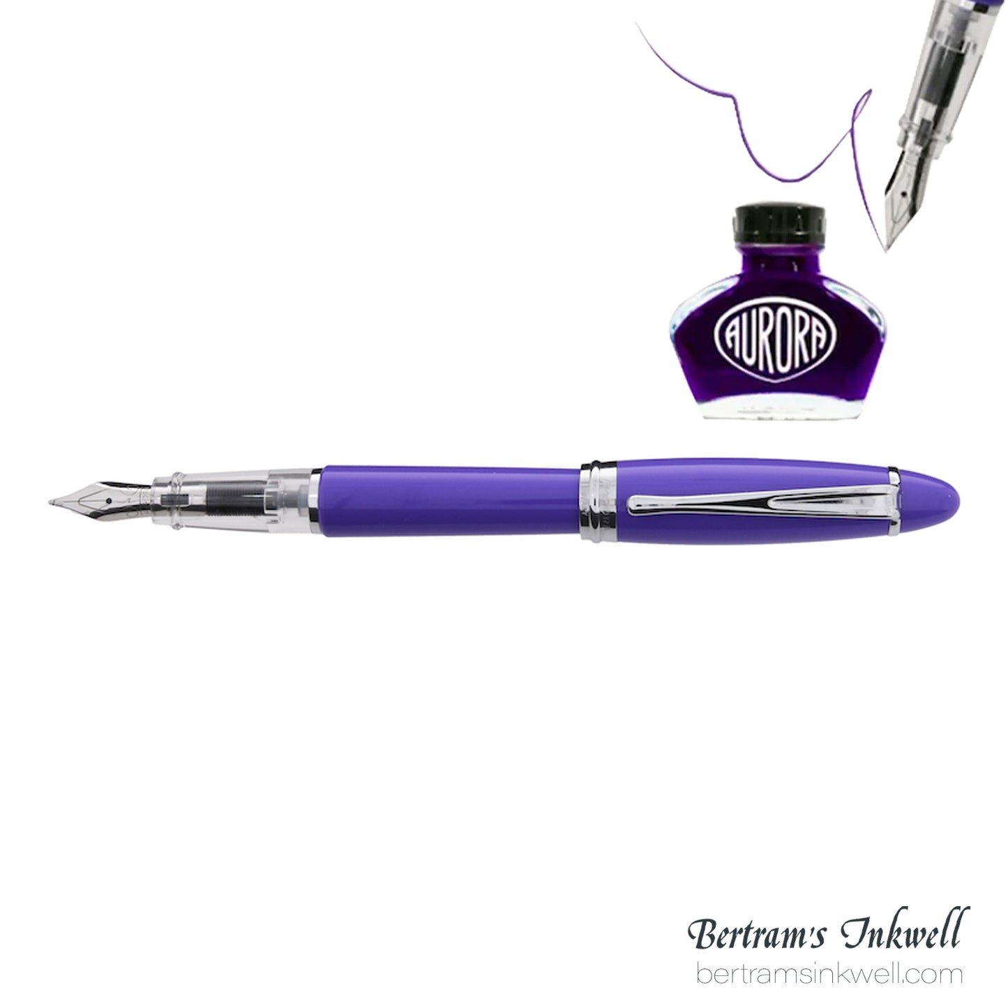 Aurora Ipsilon Demo Wise Purple Fountain Pen