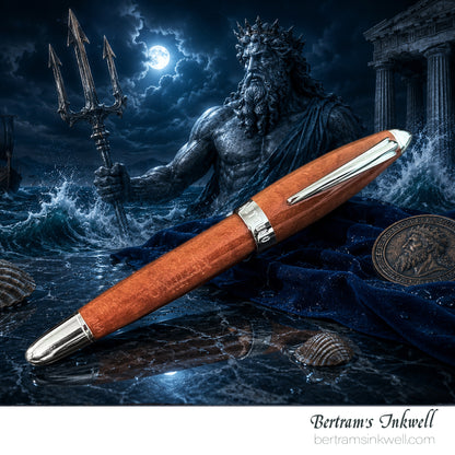 Aurora Nettuno Tridente Arena Numbered Edition Rollerball With Leather Pen Case 2011