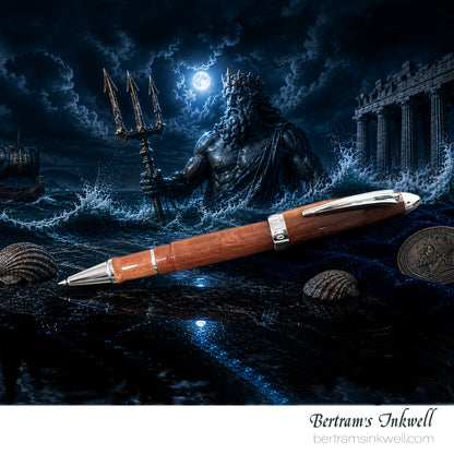 Aurora Nettuno Tridente Arena Numbered Edition Rollerball With Leather Pen Case 2011