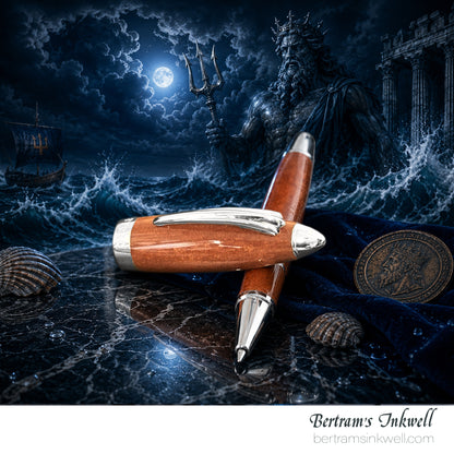Aurora Nettuno Tridente Arena Numbered Edition Rollerball With Leather Pen Case 2011