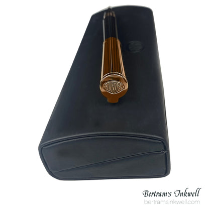 Aurora TU Black with Rose Gold PVD Rollerball, T71CPN, 2007