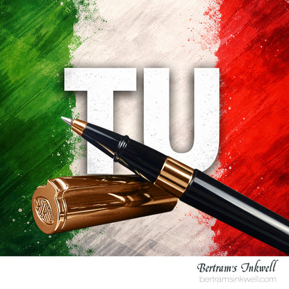 Aurora TU Black with Rose Gold PVD Rollerball, T71CPN, 2007