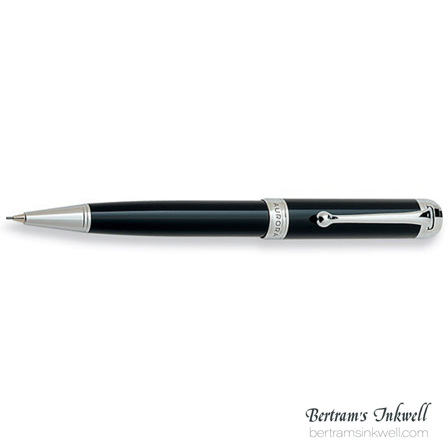 Aurora Classic Talentum Mechanical Pencil Black With Chrome Trim