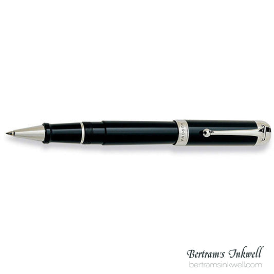 Aurora Classic Talentum Rollerball Black With Chrome Trim