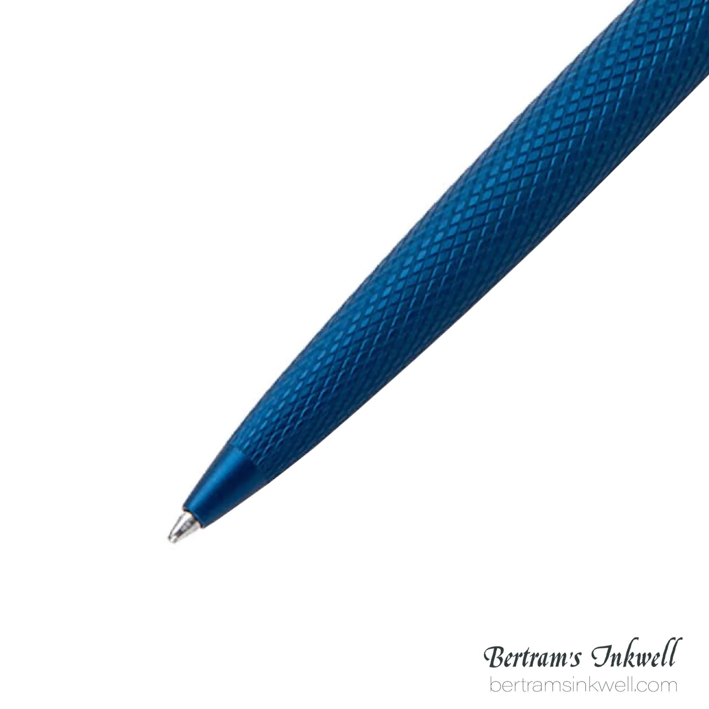 Diplomat Viper Blue Guilloche Ballpoint
