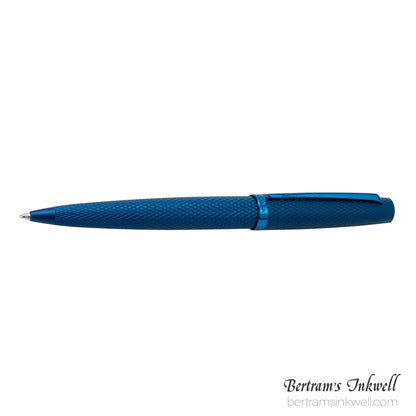 Diplomat Viper Blue Guilloche Ballpoint