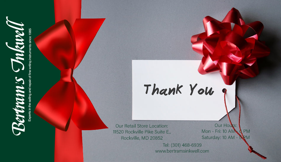 Bertram's Inkwell Gift Card - Thank you Boss