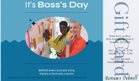 Bertram's Inkwell Gift Card - It's Boss's Day