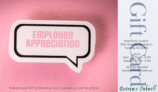 Bertram's Inkwell Gift Card - Thank your Employee