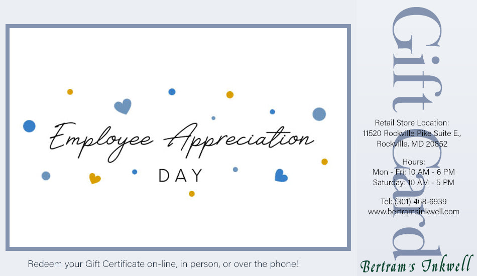 Bertram's Inkwell Gift Card - Employee Appreciation!
