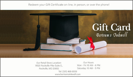 Bertram's Inkwell Gift Card - Graduation Day