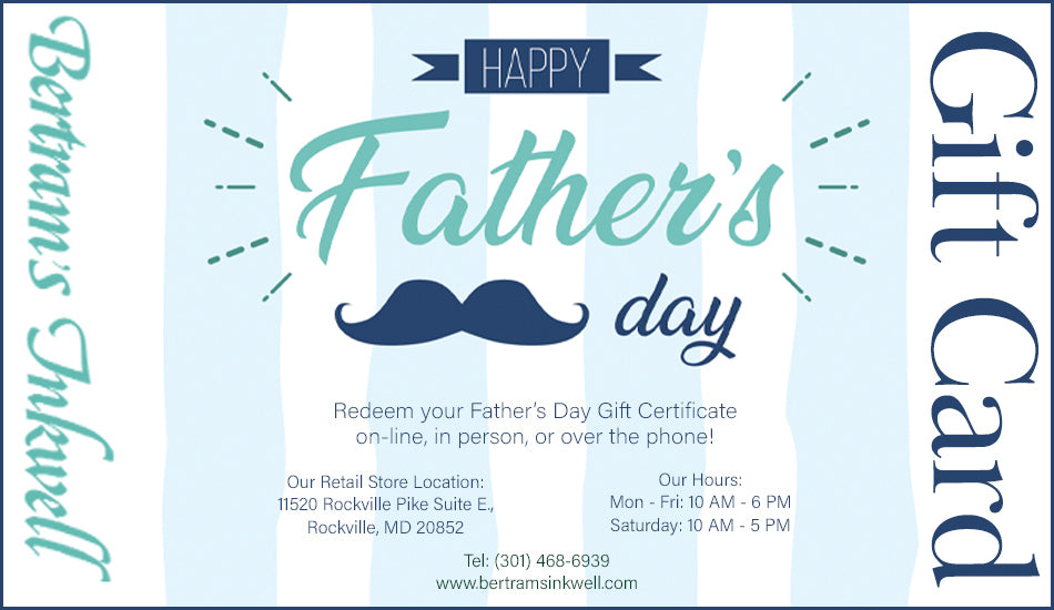 Bertram's Inkwell Gift Card - Father's Day