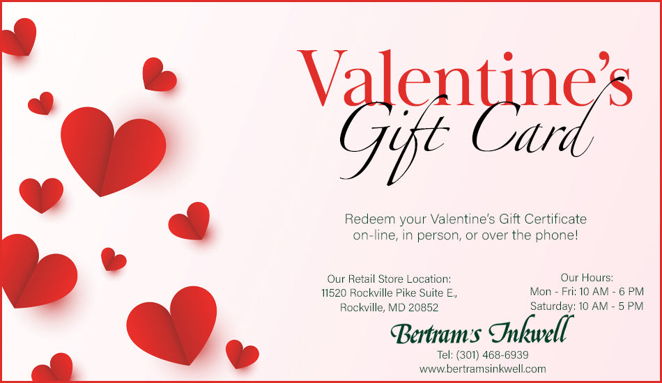 Bertram's Inkwell Gift Card - Valentine's Day